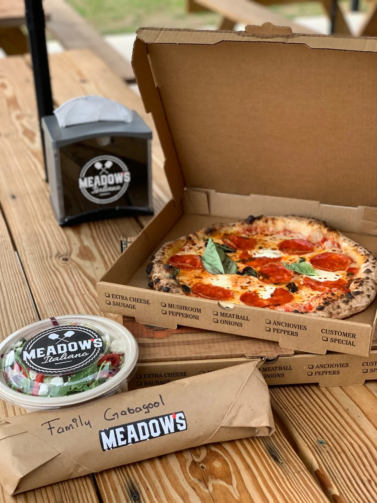 Meadow's Wood-Fired food